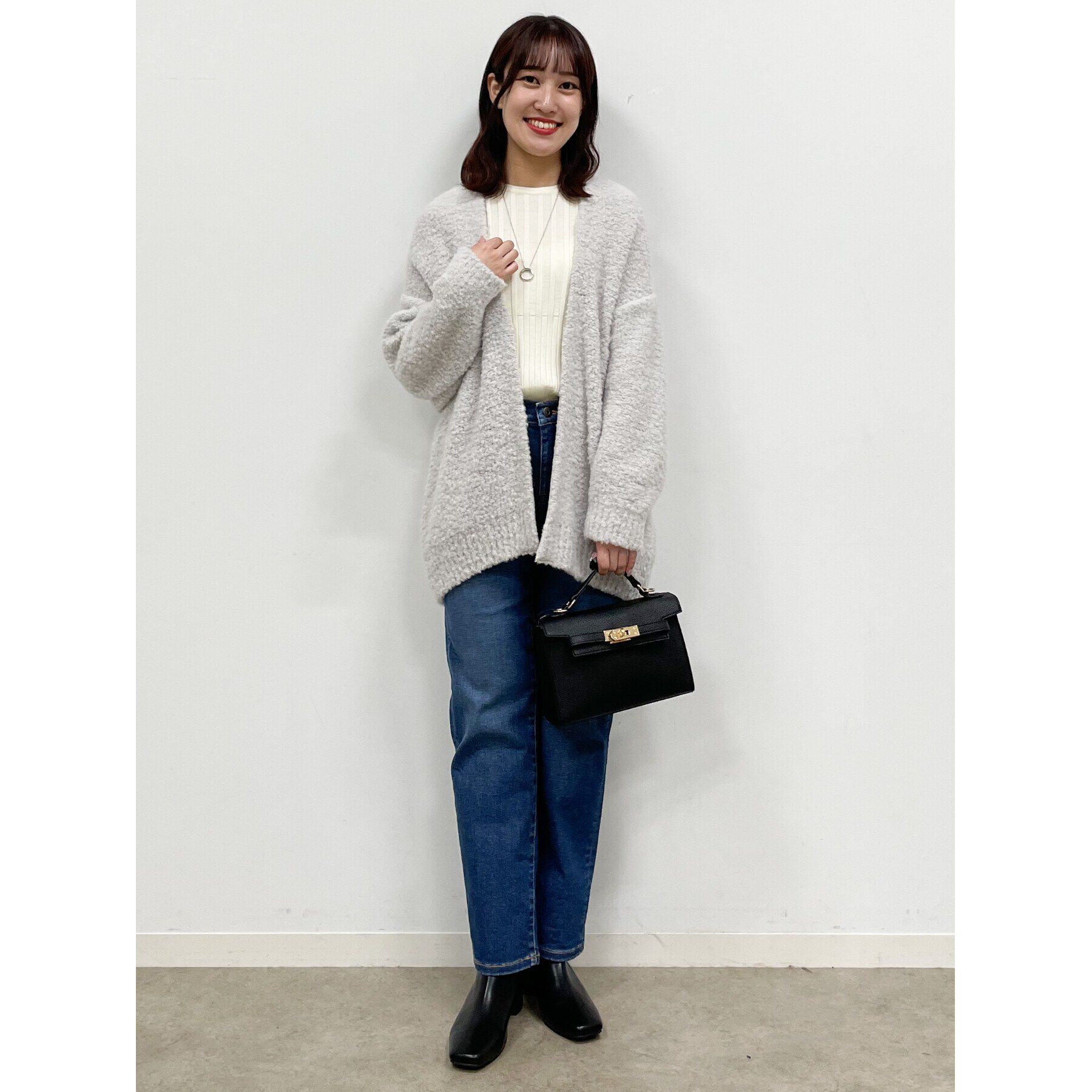 Reflect「【洗える】ストレートシルエットストレッチデニム」|デニム|