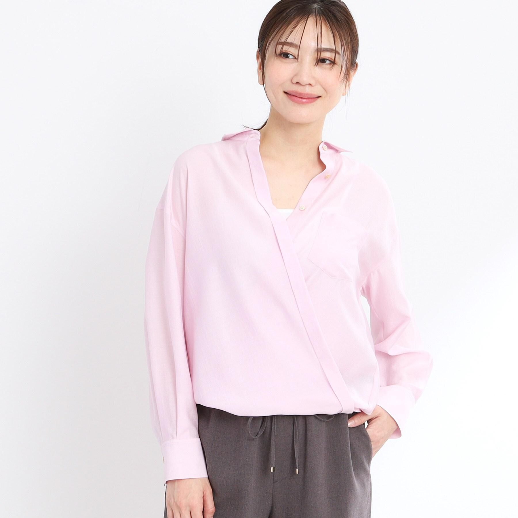 Reflect「【マシンウォッシュ可】3WAYシアーシャツブラウス」|シャツ・ブラウス|