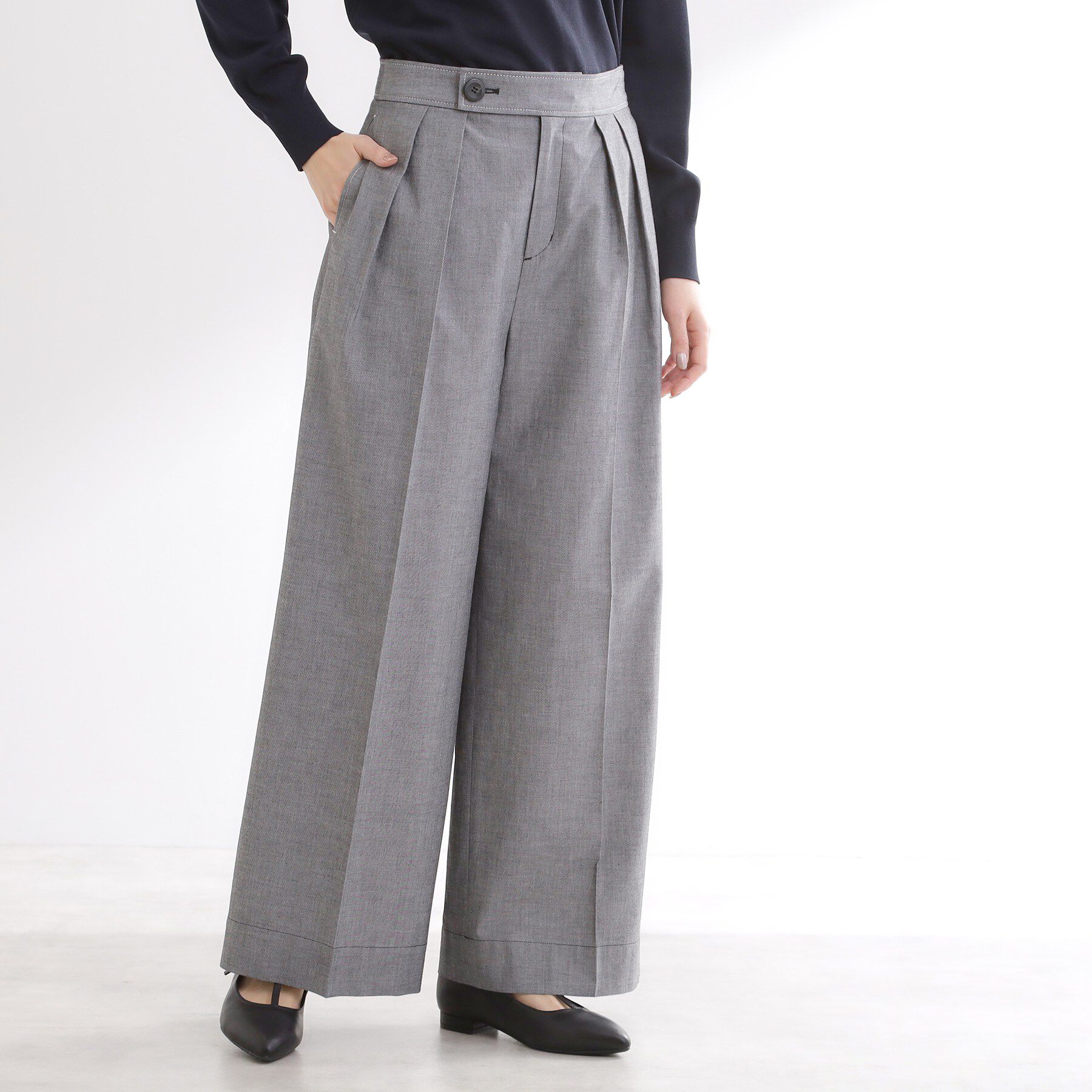 Reflect「ダンガリーワイドパンツ」|その他|