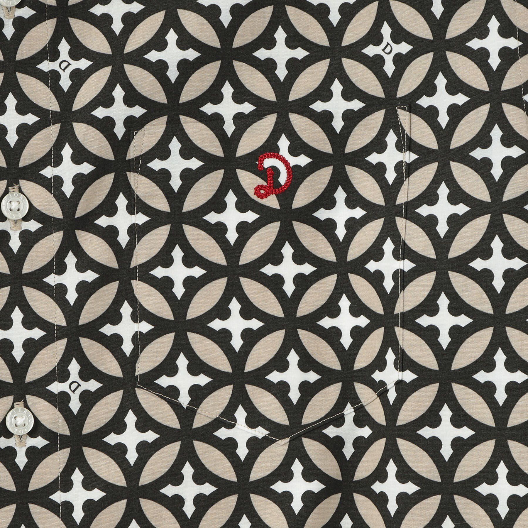 DRESSTERIOR「オーバーラップサークル クレリックシャツ」|シャツ・ブラウス|