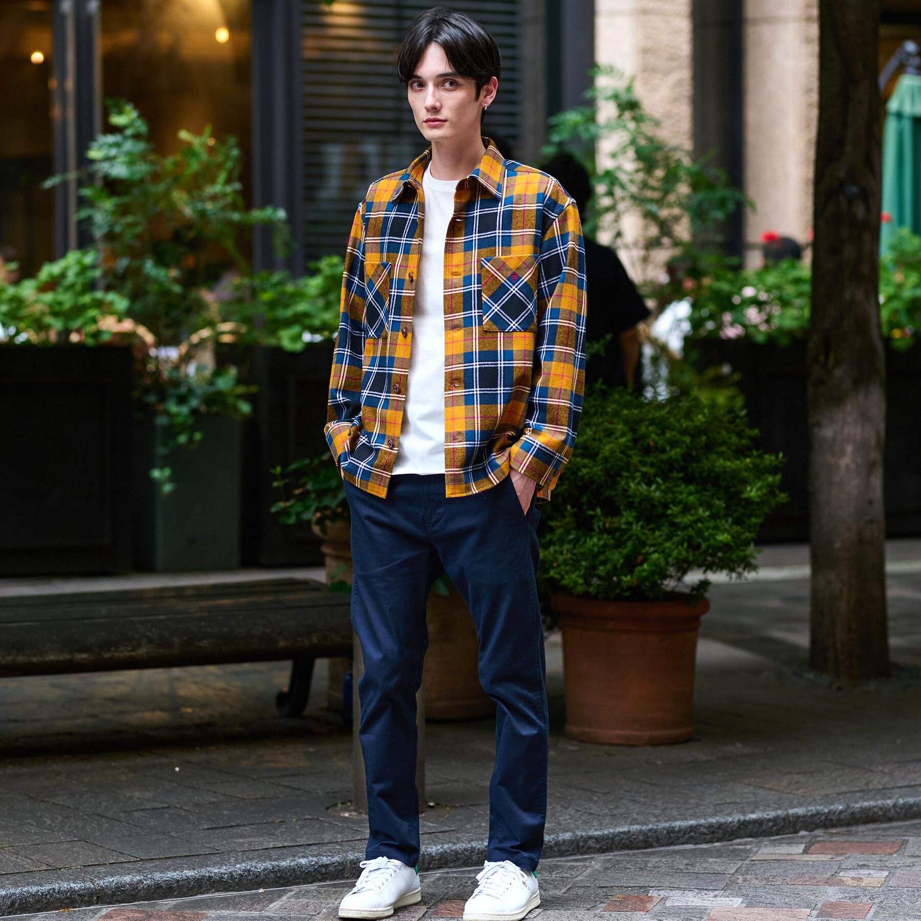 DRESSTERIOR「タータンチェック CPOシャツブルゾン」|シャツ・ブラウス|