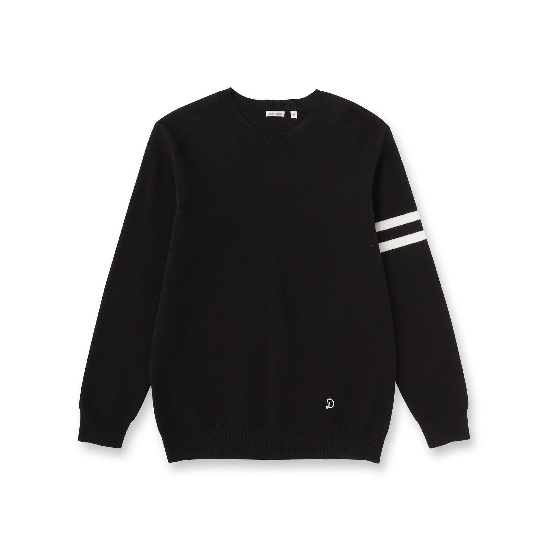 DRESSTERIOR「【ウォッシャブル】コットンスムース アームラインクルーネック」|ニット・セーター|