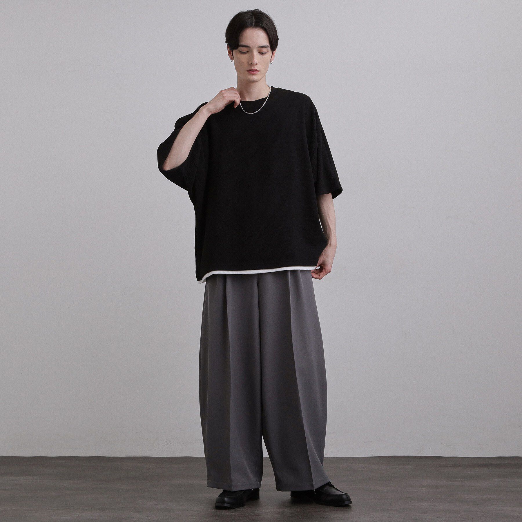 tk.TAKEO KIKUCHI「【ネックレス付】ドルマンカットソー」|Tシャツ・カットソー|