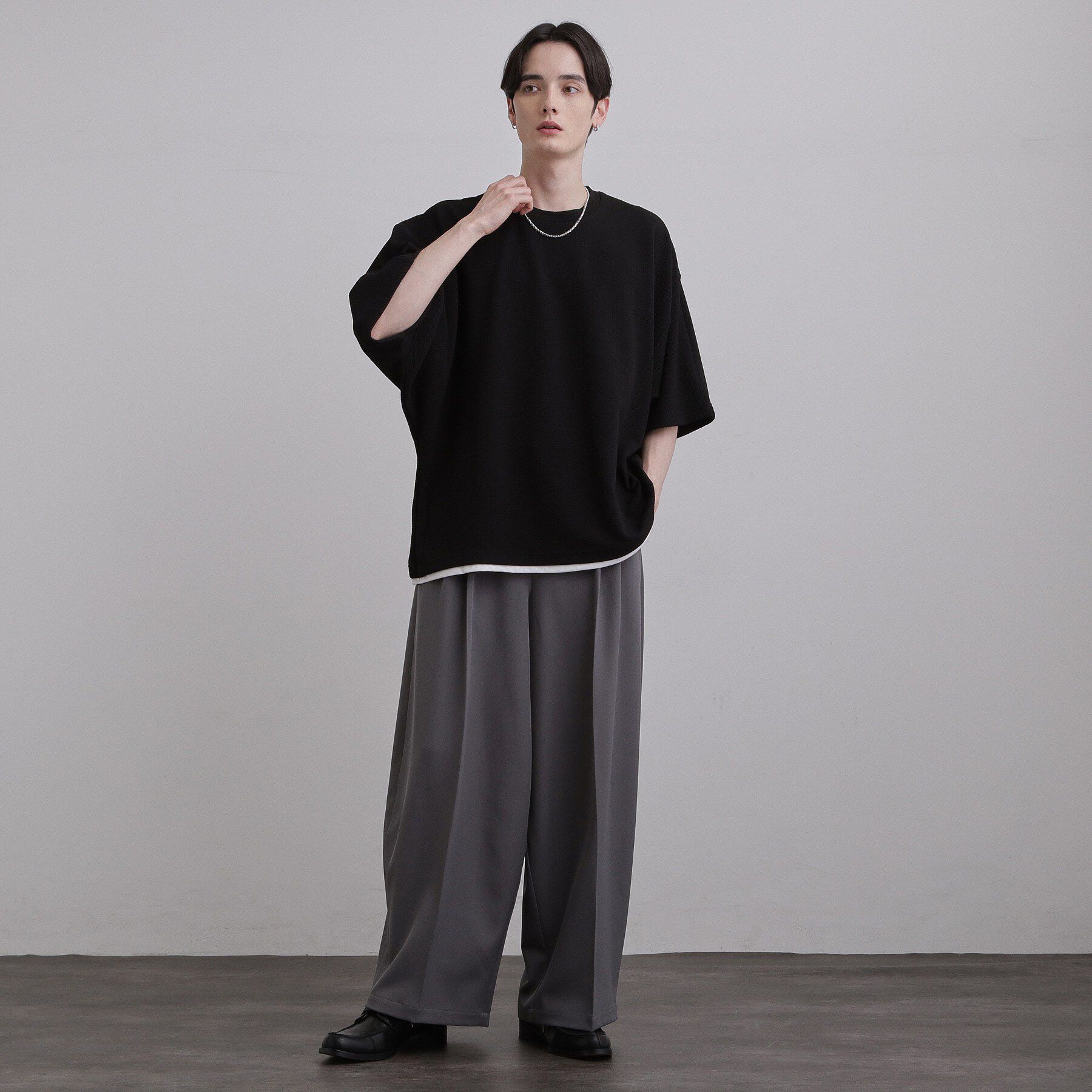 tk.TAKEO KIKUCHI「【ネックレス付】ドルマンカットソー」|Tシャツ・カットソー|