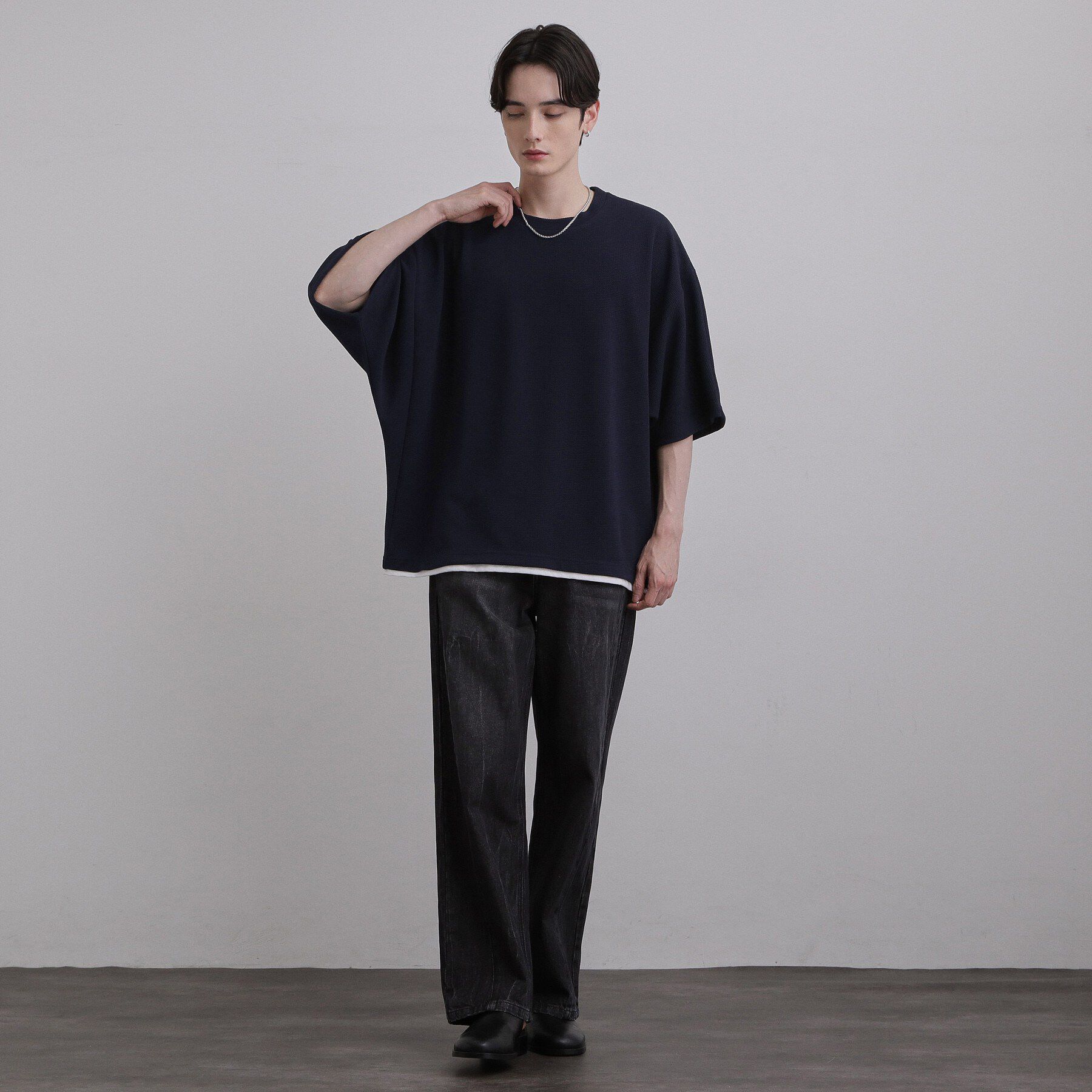 tk.TAKEO KIKUCHI「【ネックレス付】ドルマンカットソー」|Tシャツ・カットソー|