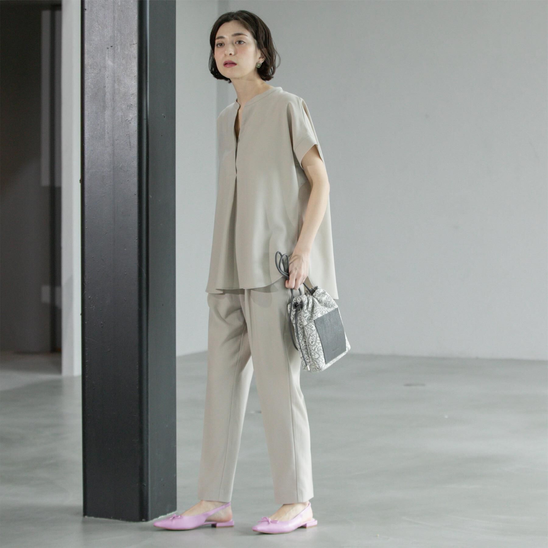 OPAQUE.CLIP「《6色展開/丈が選べる》美脚イージーテーパードパンツ/セットアップ対応【ストレッチ/洗濯機洗い可/防」|その他|