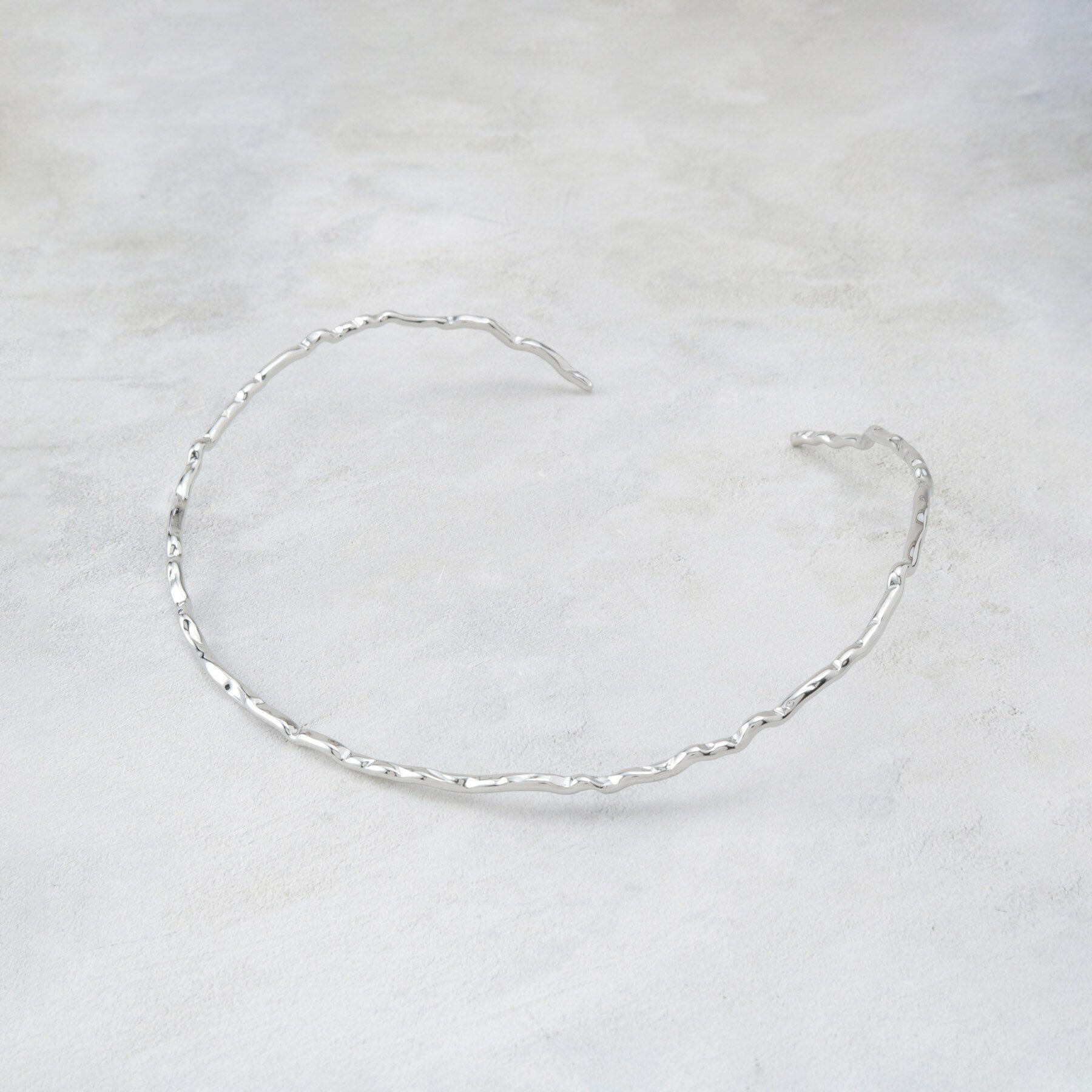 OPAQUE.CLIP「ニュアンスネックカフ」|ネックレス|シルバー(006)