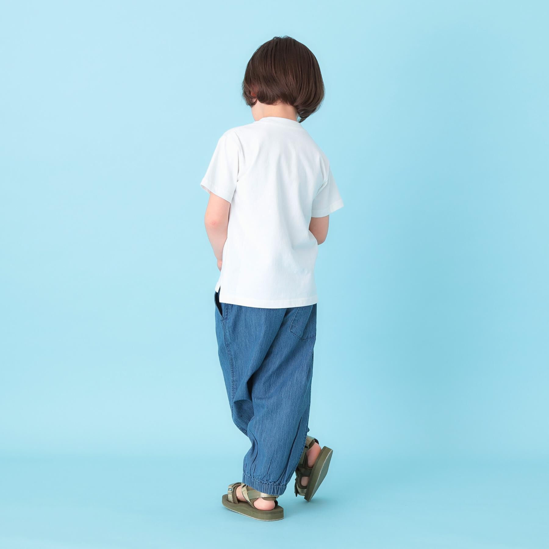 THE SHOP TK「デニム 裾ゴム ジョガーパンツ」|その他|