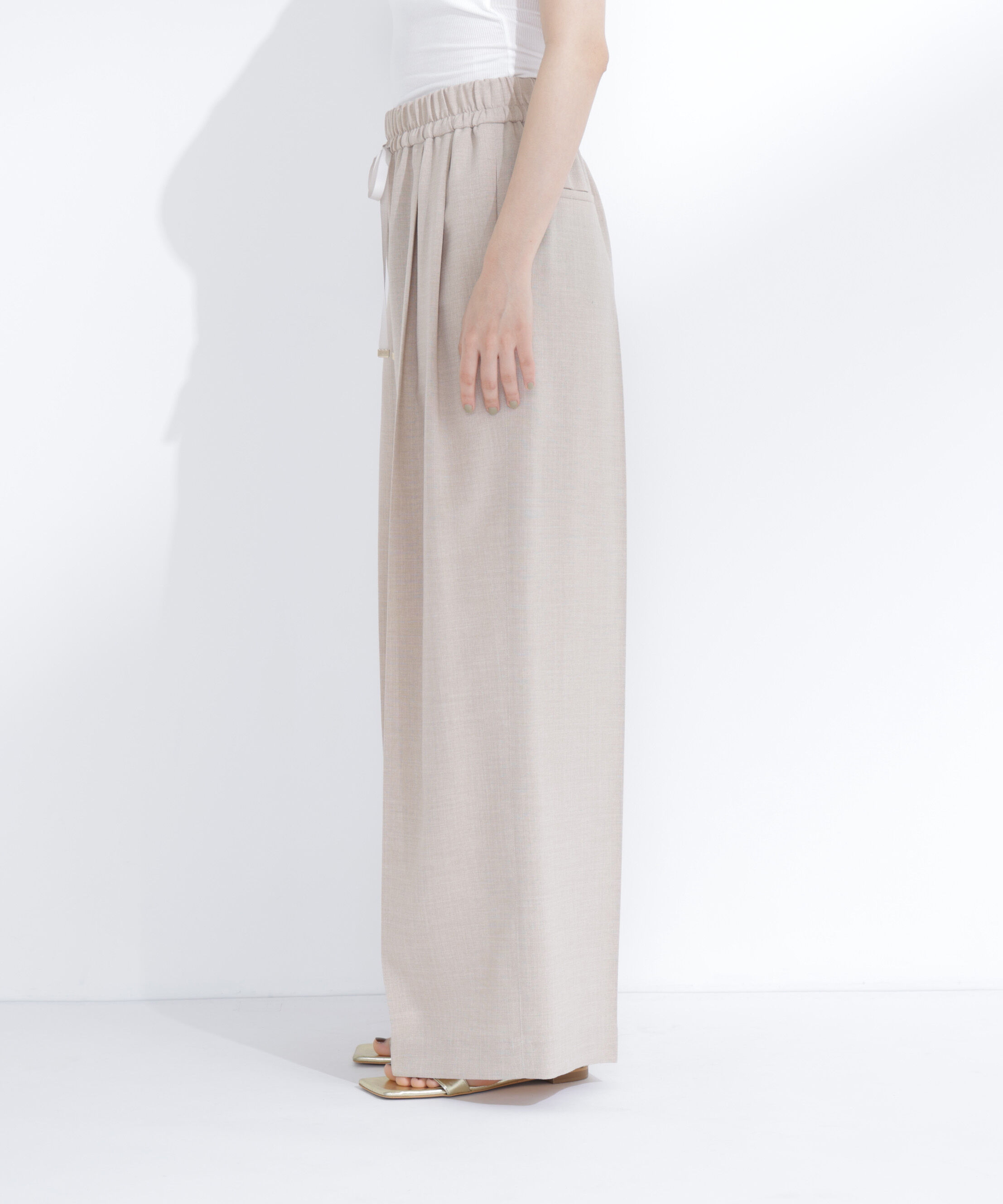  「麻調ワイドパンツ」|その他|