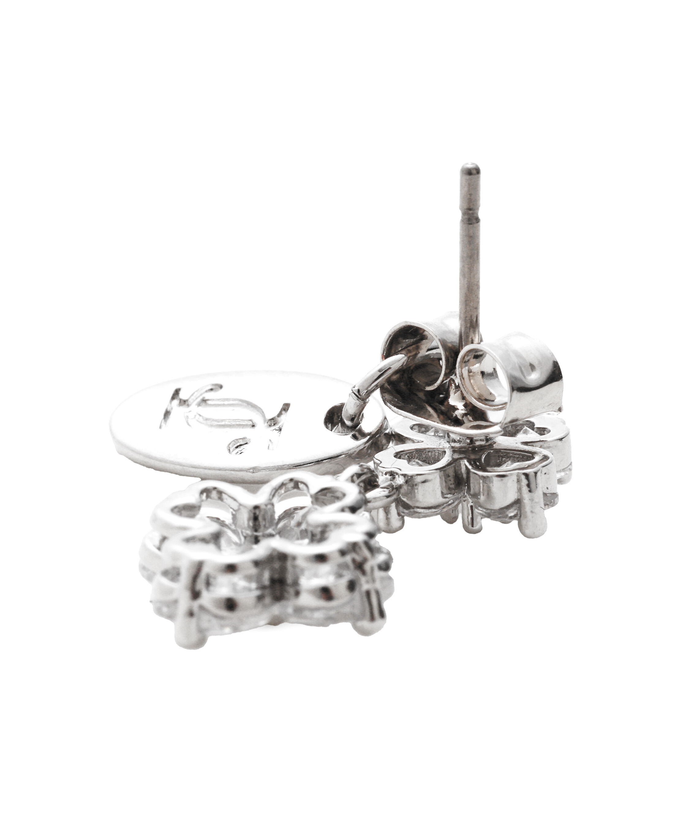  「Ｃｕｂｉｃダブルクローバーピアス」|その他|