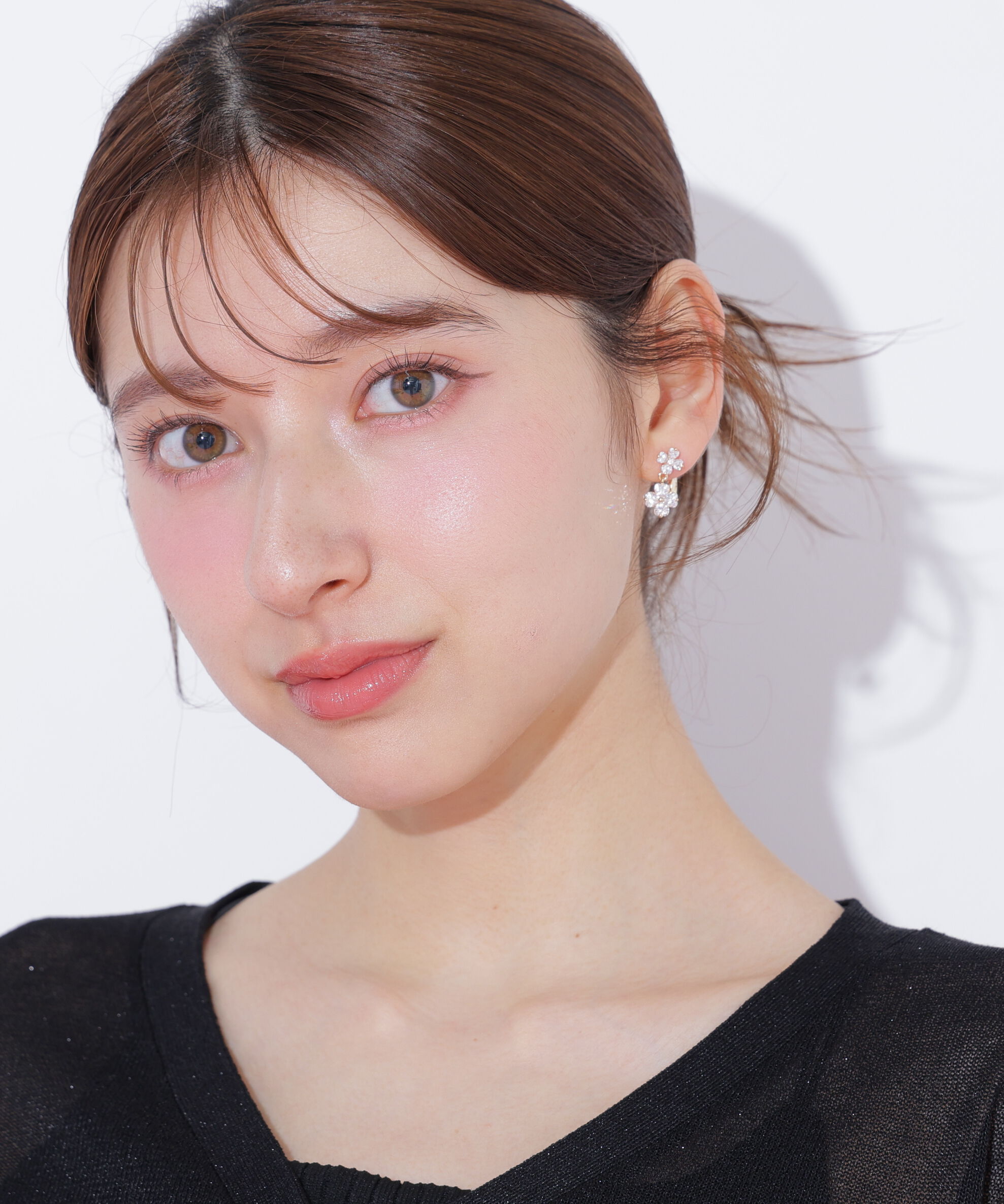  「Ｃｕｂｉｃダブルクローバーピアス」|その他|