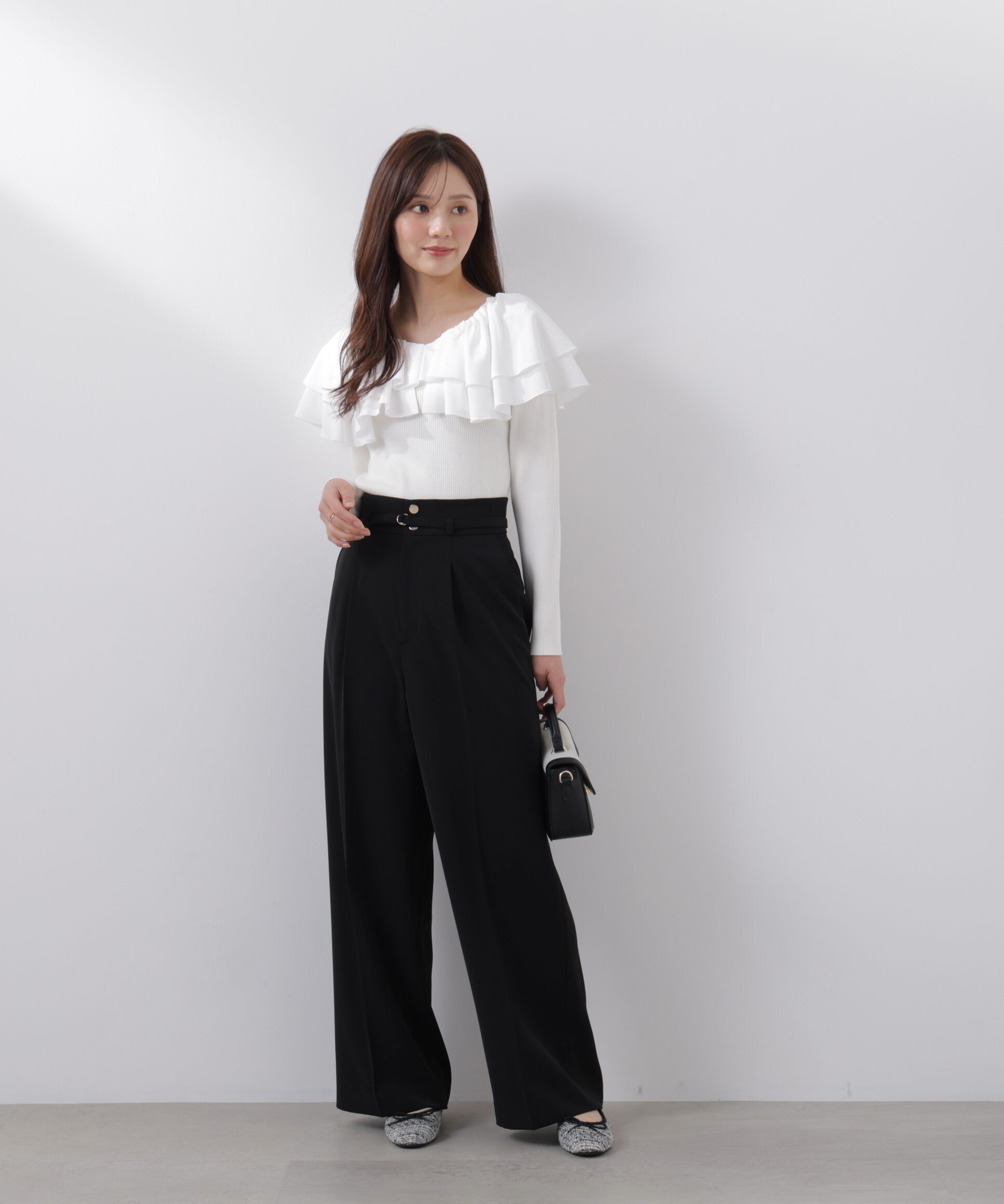 PROPORTION BODY DRESSING「ベルト付きワイドパンツ　26SS」|その他|