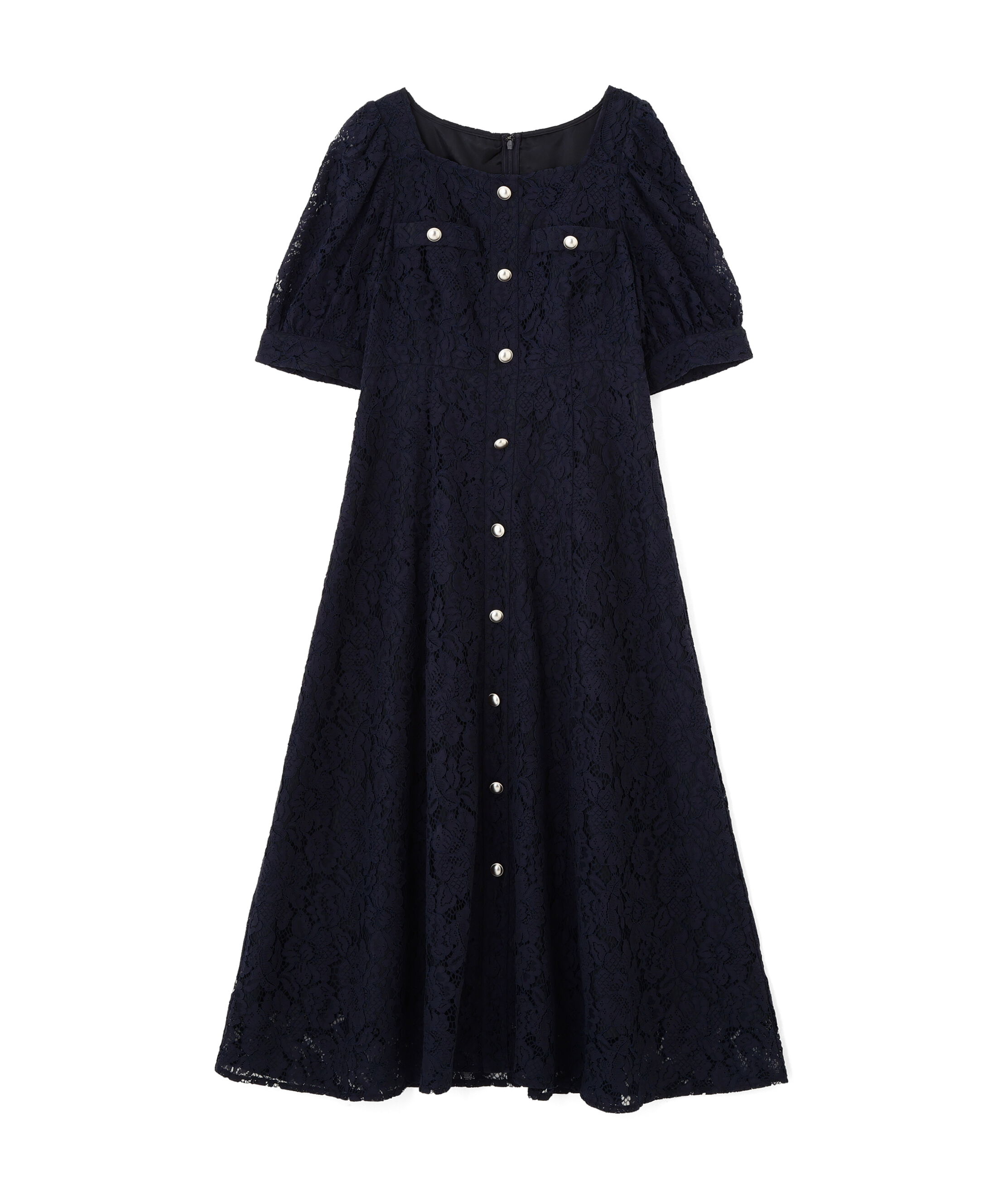 PROPORTION BODY DRESSING「フロントボタンレースワンピース 26SS」|ワンピース|