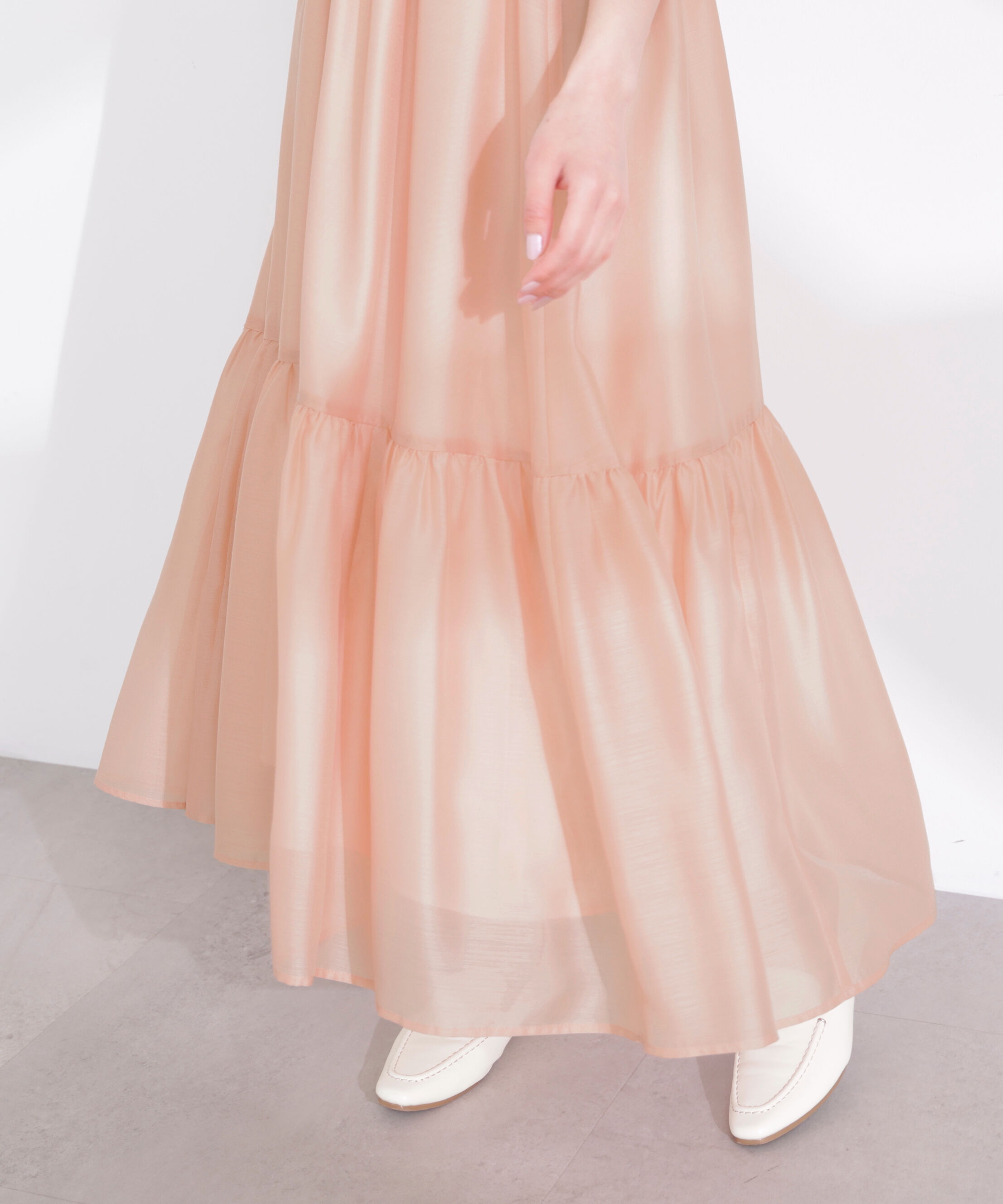 PROPORTION BODY DRESSING「ラッフルスリーブワンピース 26SS」|ワンピース|