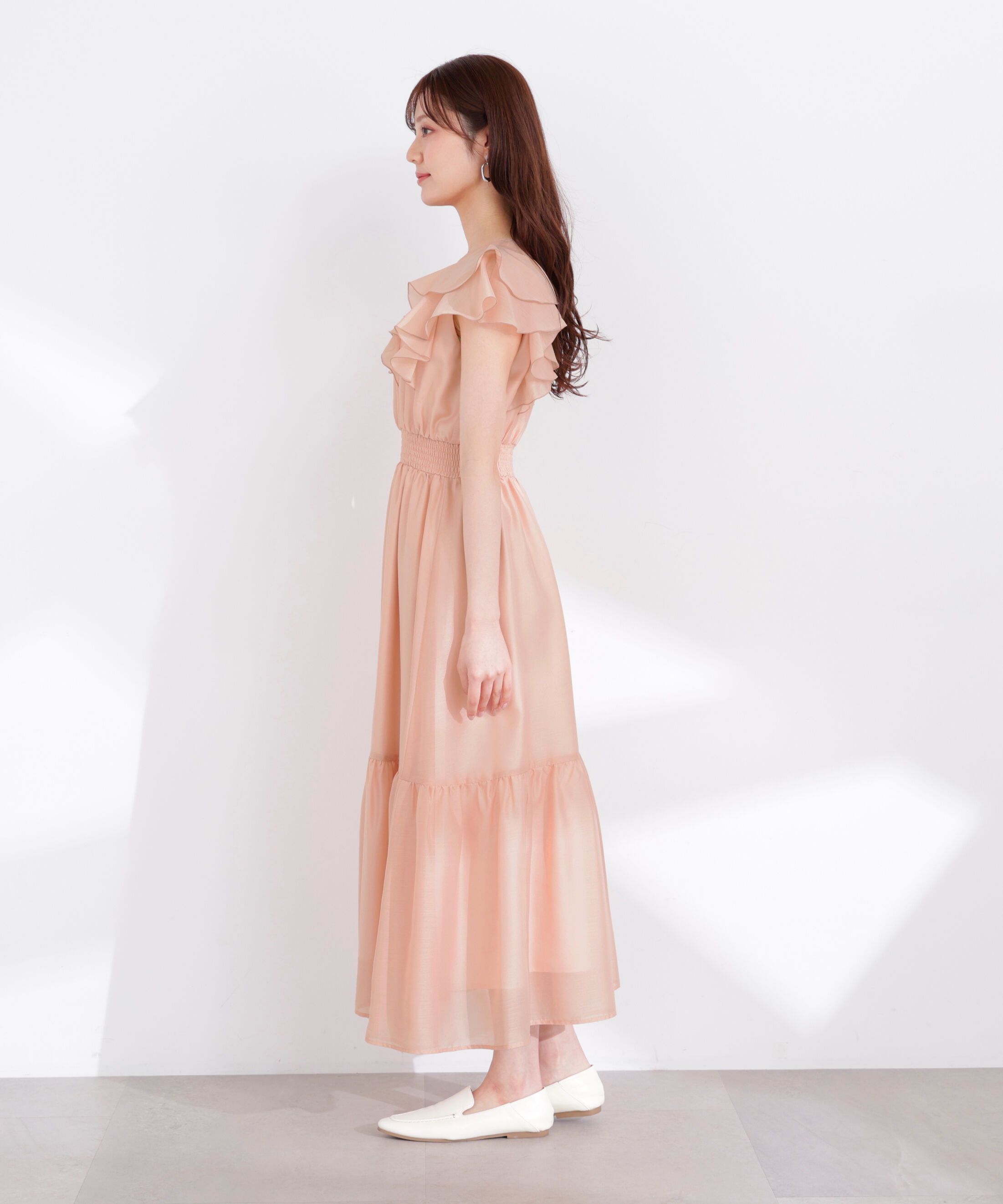 PROPORTION BODY DRESSING「ラッフルスリーブワンピース 26SS」|ワンピース|