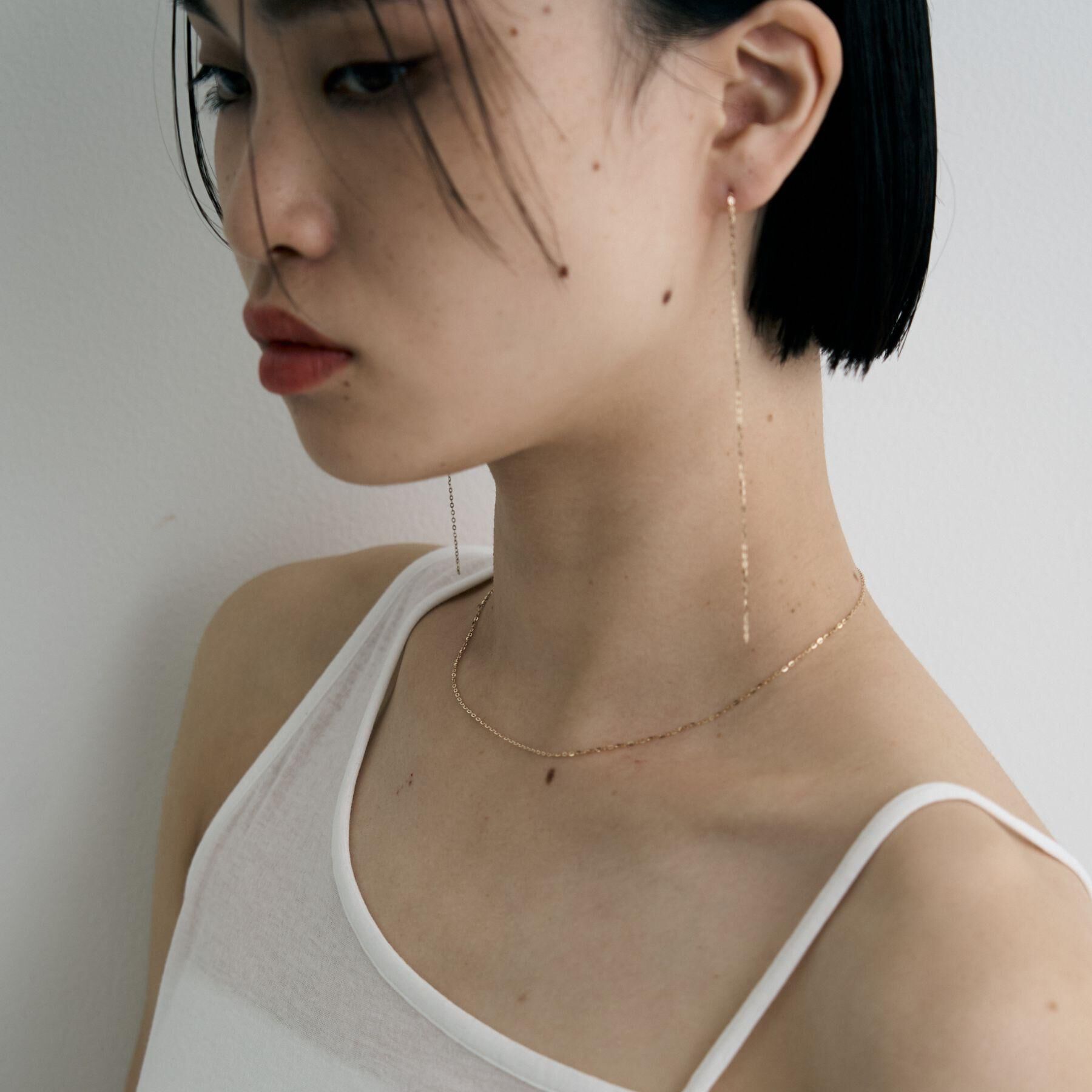 COCOSHNIK ONKITSCH「K10スキニーネックレス フラッシュケーブル」|ネックレス|