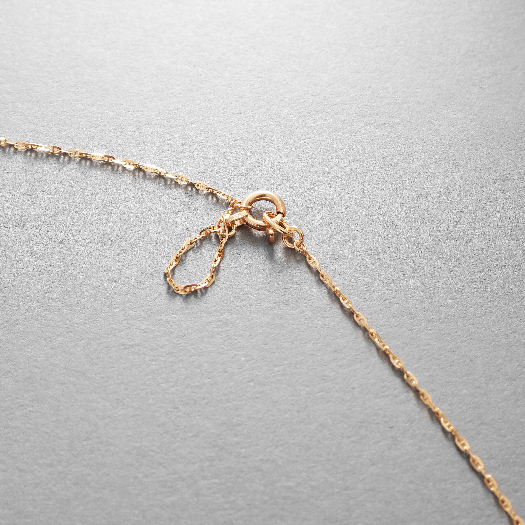 COCOSHNIK ONKITSCH「K10スキニーネックレス アンカー」|ネックレス|