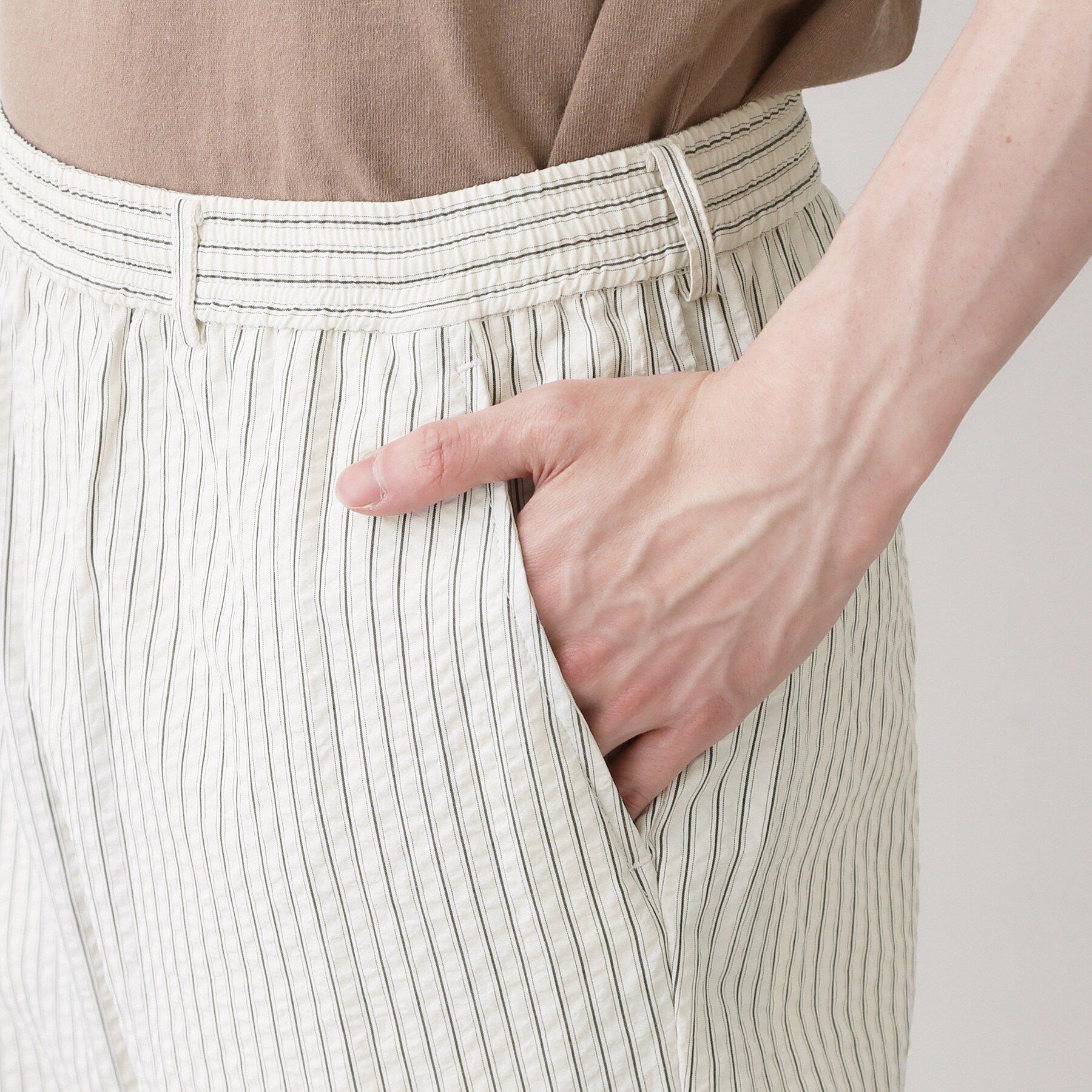 Dessin「サッカー素材 テーパードパンツ」|その他|