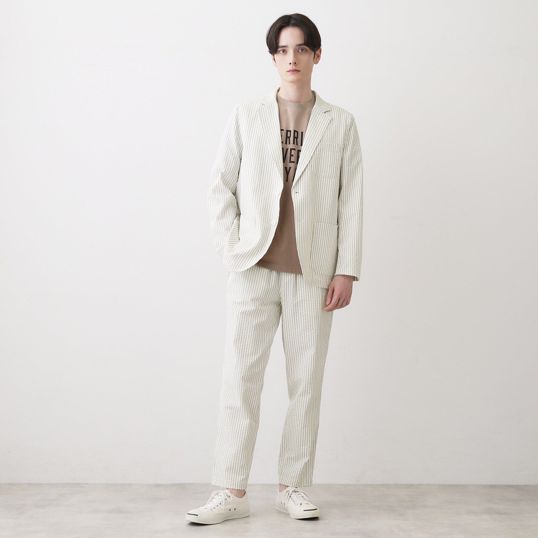 Dessin「サッカー素材 テーパードパンツ」|その他|