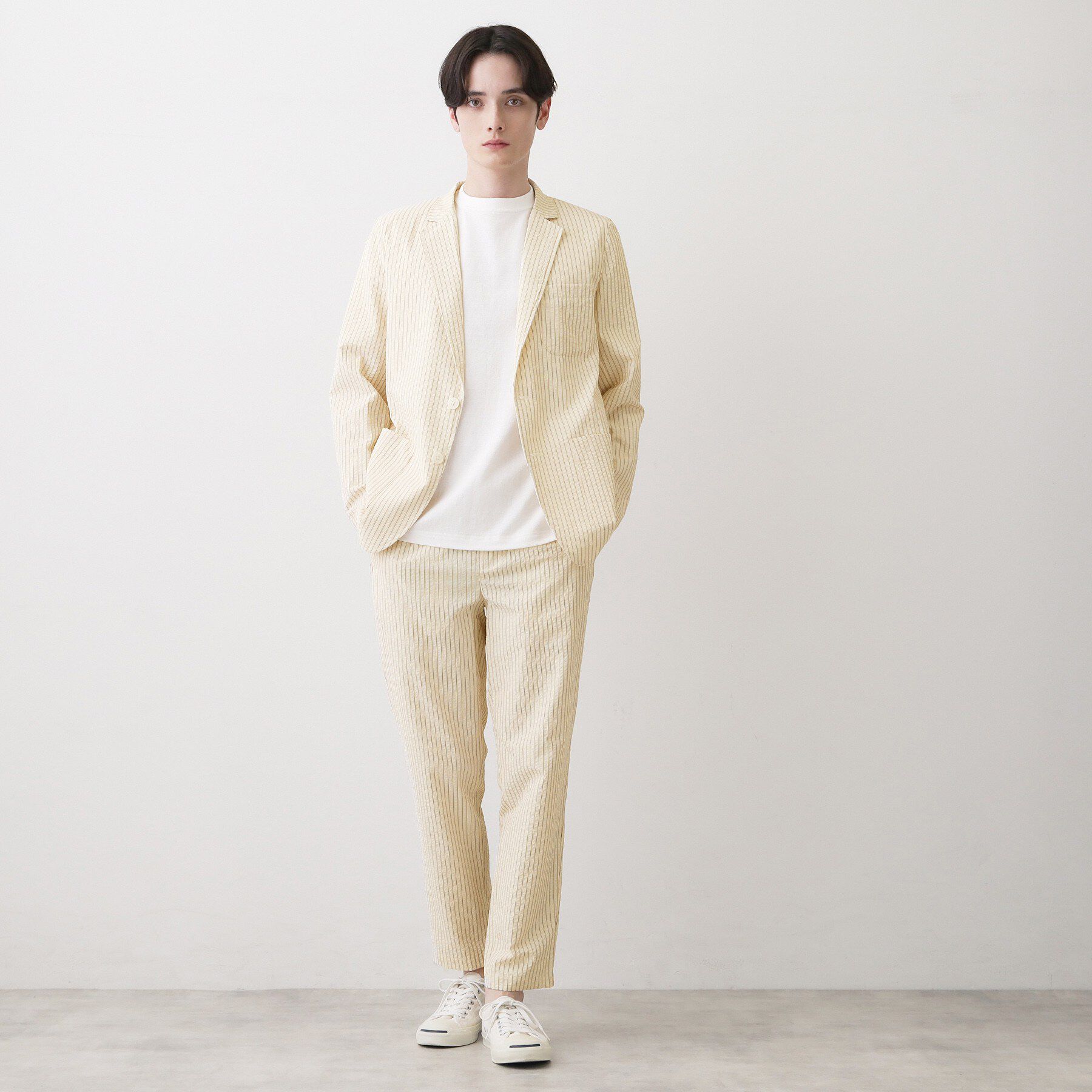 Dessin「サッカー素材 テーパードパンツ」|その他|