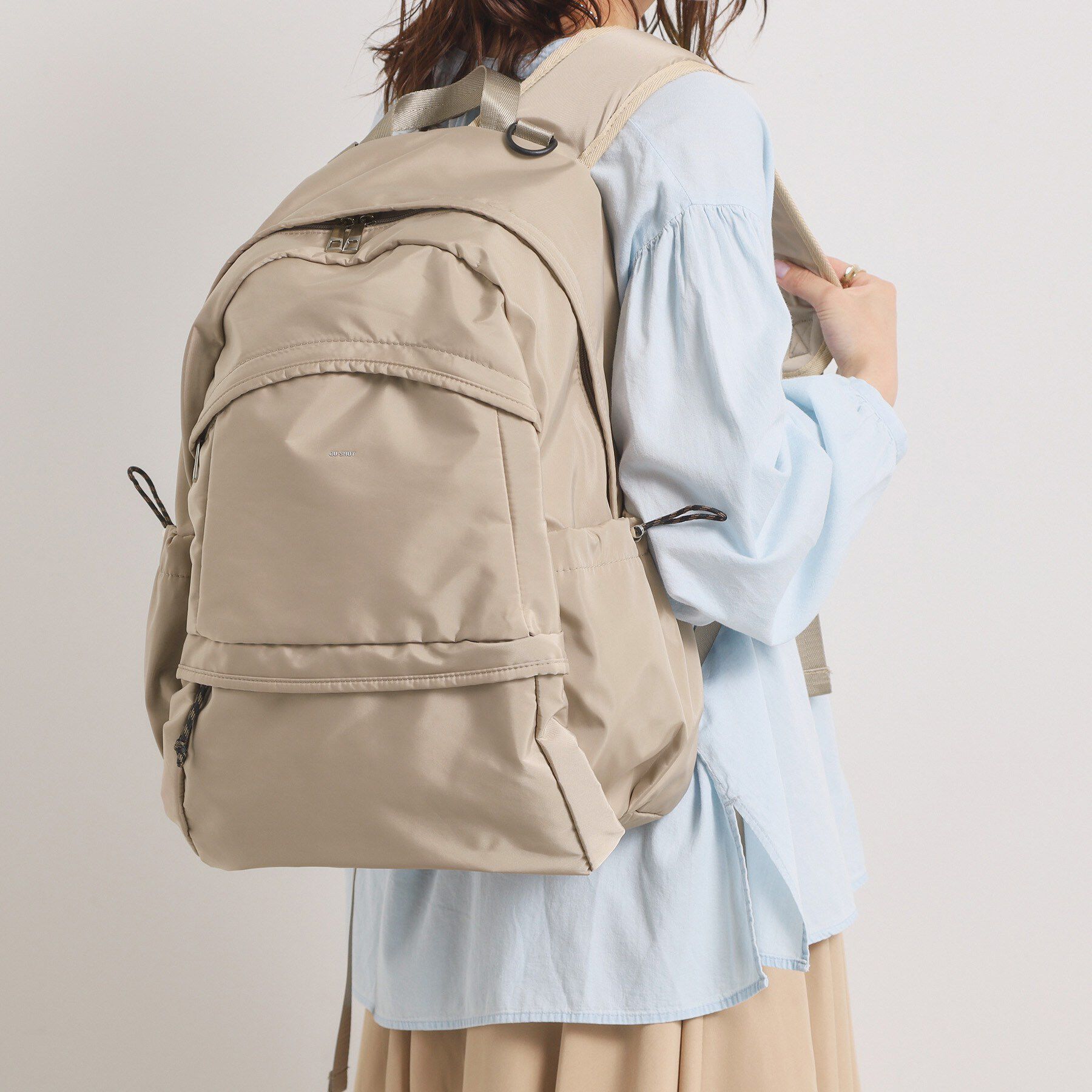 ITS&rsquo;DEMO「【収納アドバイザー監修】トリップ＆マザーリュック」|リュック|ベージュ(052)
