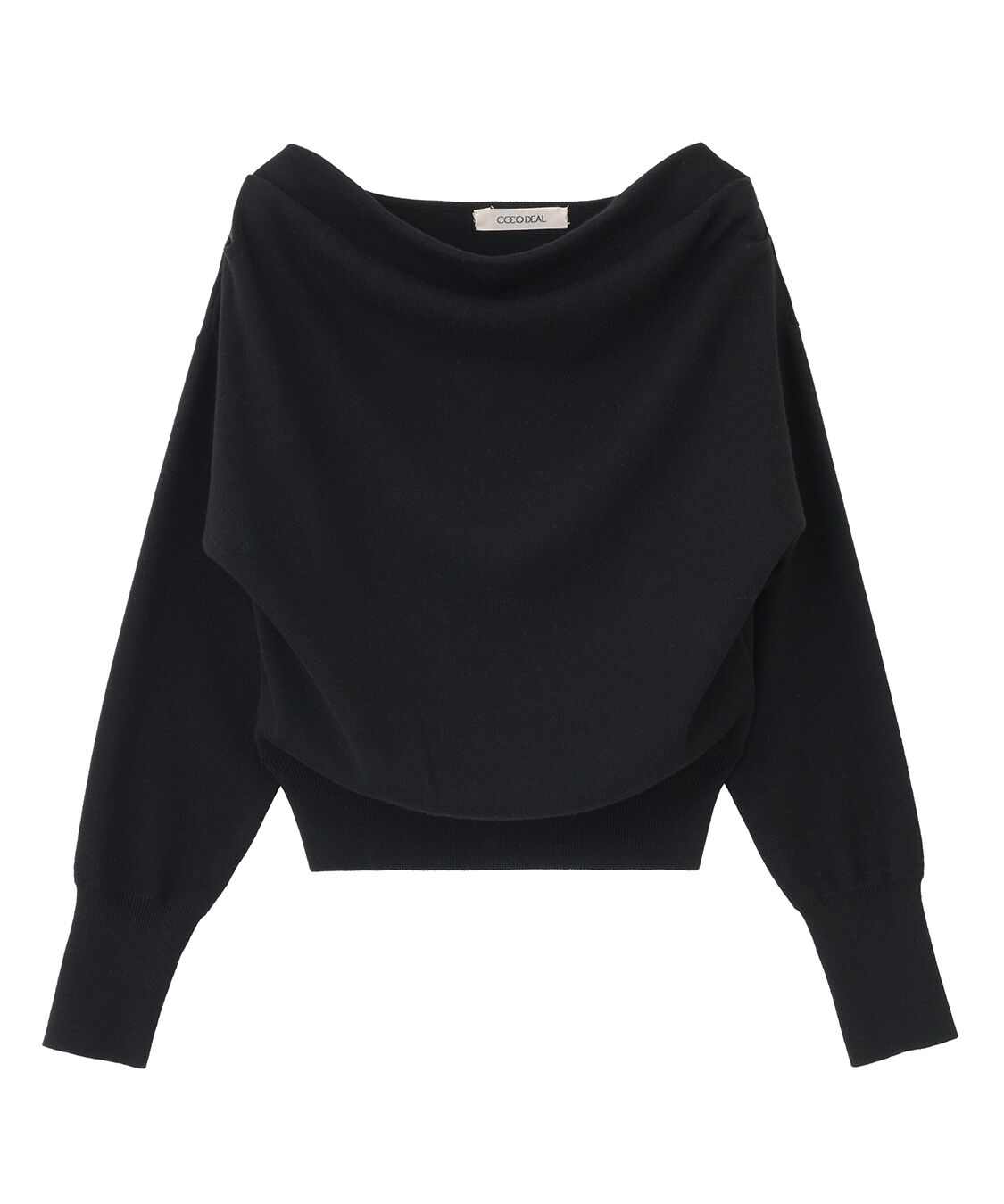 COCO DEAL「ドレープオフショルニット」|ニット・セーター|