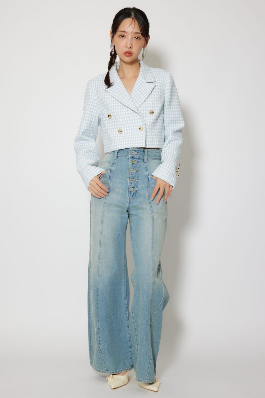 rienda「ツイードショートジャケット」|その他|