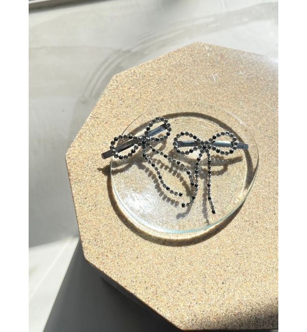 CALNAMUR「PEARL BIJOU RIBBON PIN/パールビジューリボンピン」|その他|