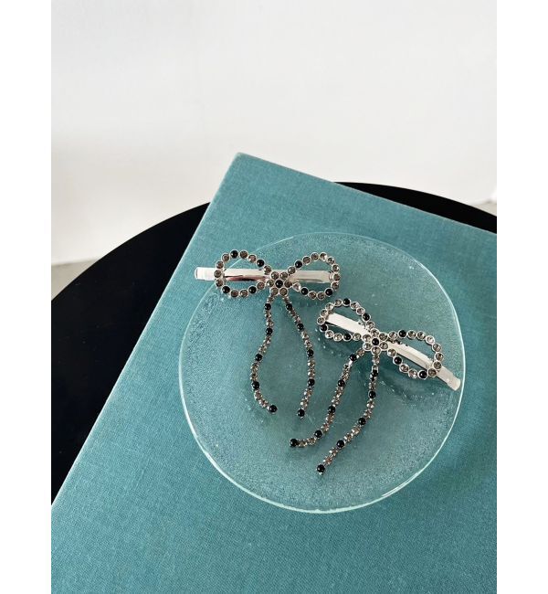 CALNAMUR「PEARL BIJOU RIBBON PIN/パールビジューリボンピン」|その他|