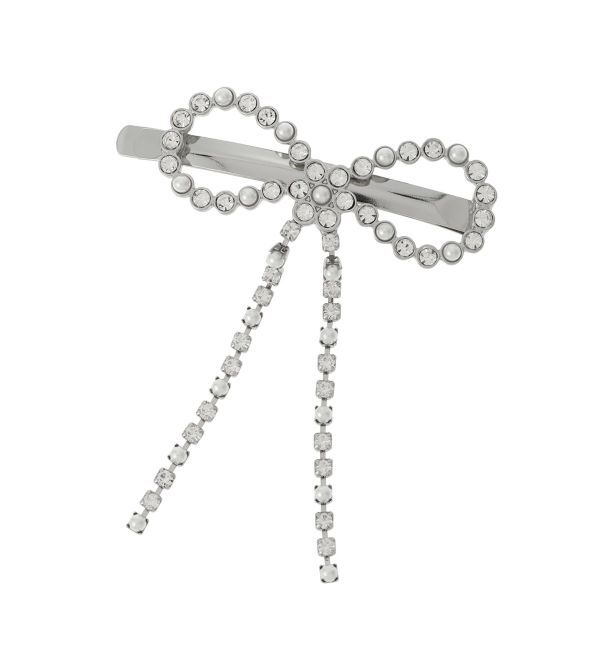 CALNAMUR「PEARL BIJOU RIBBON PIN/パールビジューリボンピン」|その他|