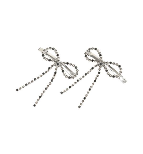 CALNAMUR「PEARL BIJOU RIBBON PIN/パールビジューリボンピン」|その他|