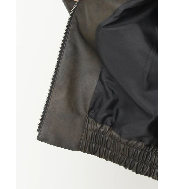 CALNAMUR「ヴィンテージフェイクレザーブルゾン」|ブルゾン・スタジャン|