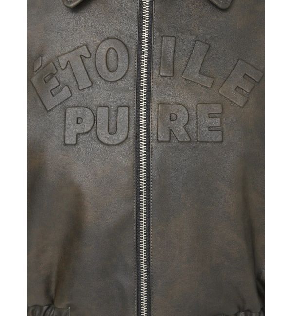 CALNAMUR「ヴィンテージフェイクレザーブルゾン」|ブルゾン・スタジャン|