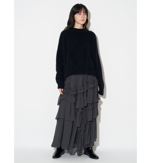 ELENDEEK「FOX WOOL ASYMMETRY KT」|ニット・セーター|