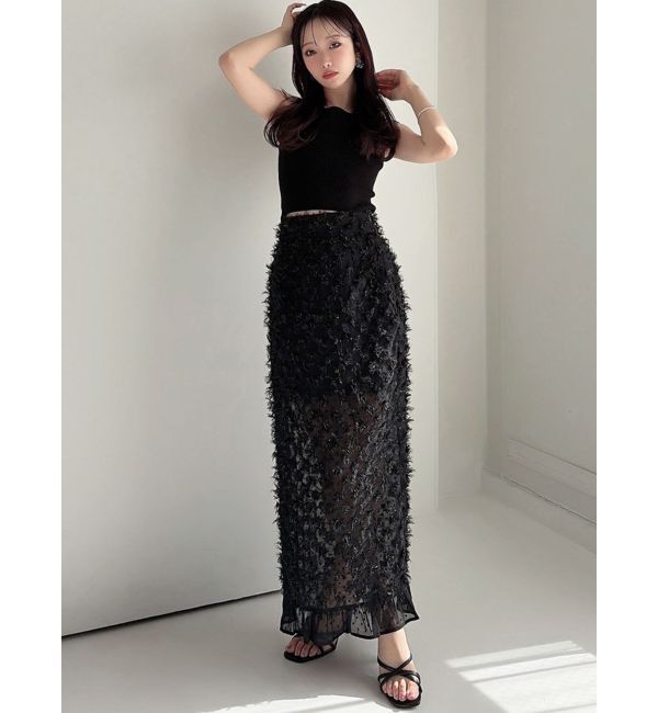 RESEXXY「シャイニーデコラティブスカート」|スカート|