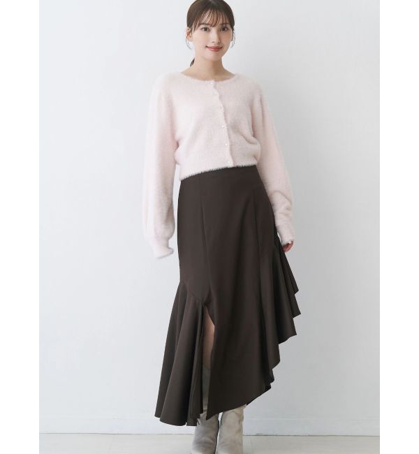MERCURYDUO「アシメマーメイドスカート」|スカート|ブラウン