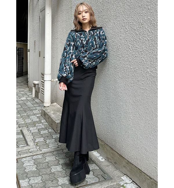 MURUA「マルチヤーンハーフジップニット」|ニット・セーター|