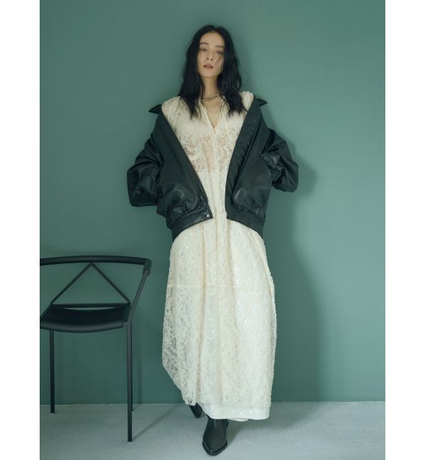 Ungrid「ポケットデザインフェイクレザーブルゾン」|ブルゾン・スタジャン|