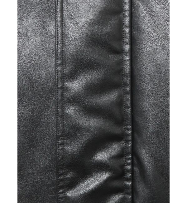 Ungrid「ポケットデザインフェイクレザーブルゾン」|ブルゾン・スタジャン|