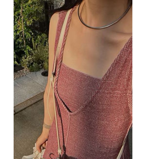 LAGUNAMOON「ニットビスチェセットワンピース」|ワンピース|