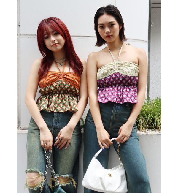 EVRIS「オリジナルパターントップス」|キャミソール|