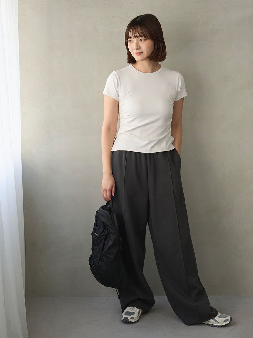 emmi atelier「バックデザインTシャツ/UVカット」|Tシャツ・カットソー|