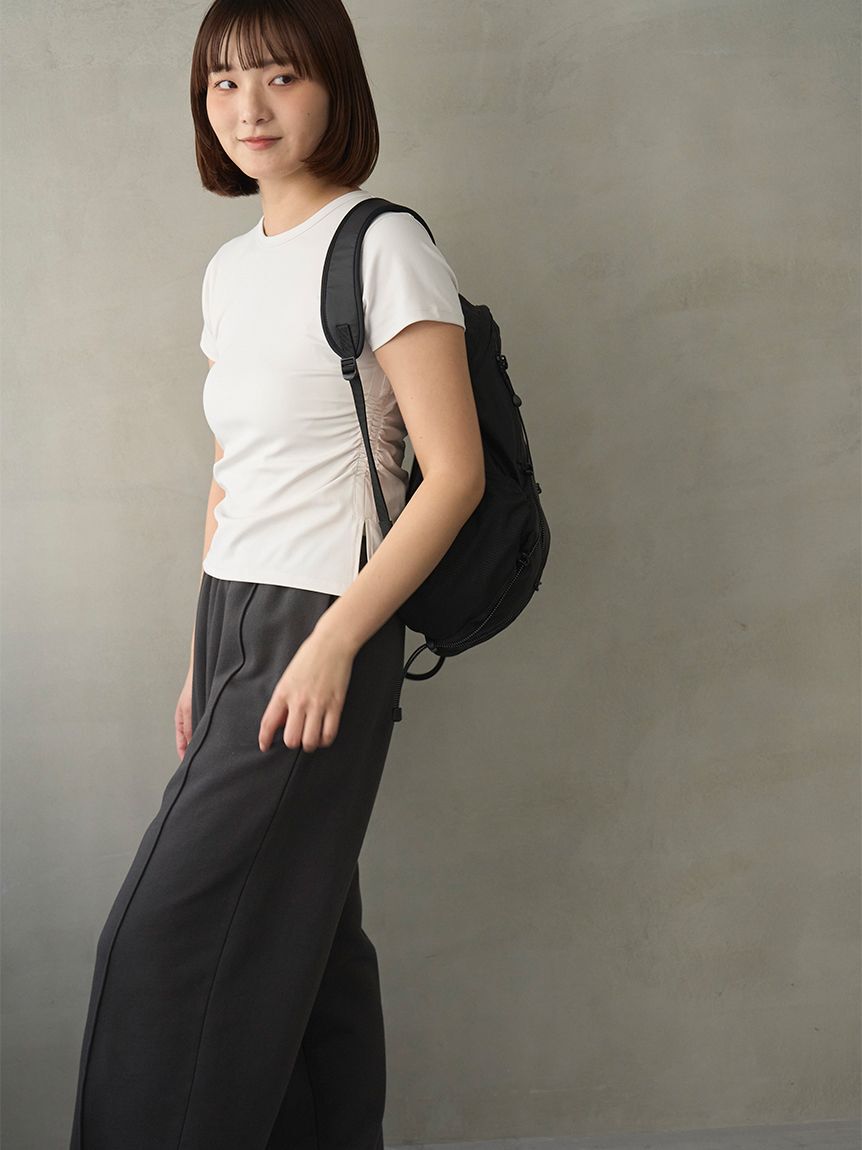 emmi atelier「バックデザインTシャツ/UVカット」|Tシャツ・カットソー|