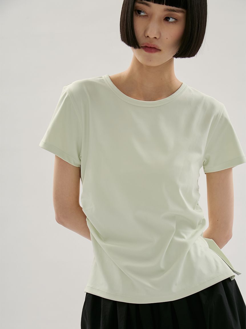 emmi atelier「バックデザインTシャツ/UVカット」|Tシャツ・カットソー|