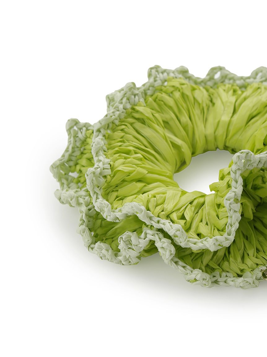 FURFUR「ラフィアライククロシェシュシュ」|ヘアバンド|