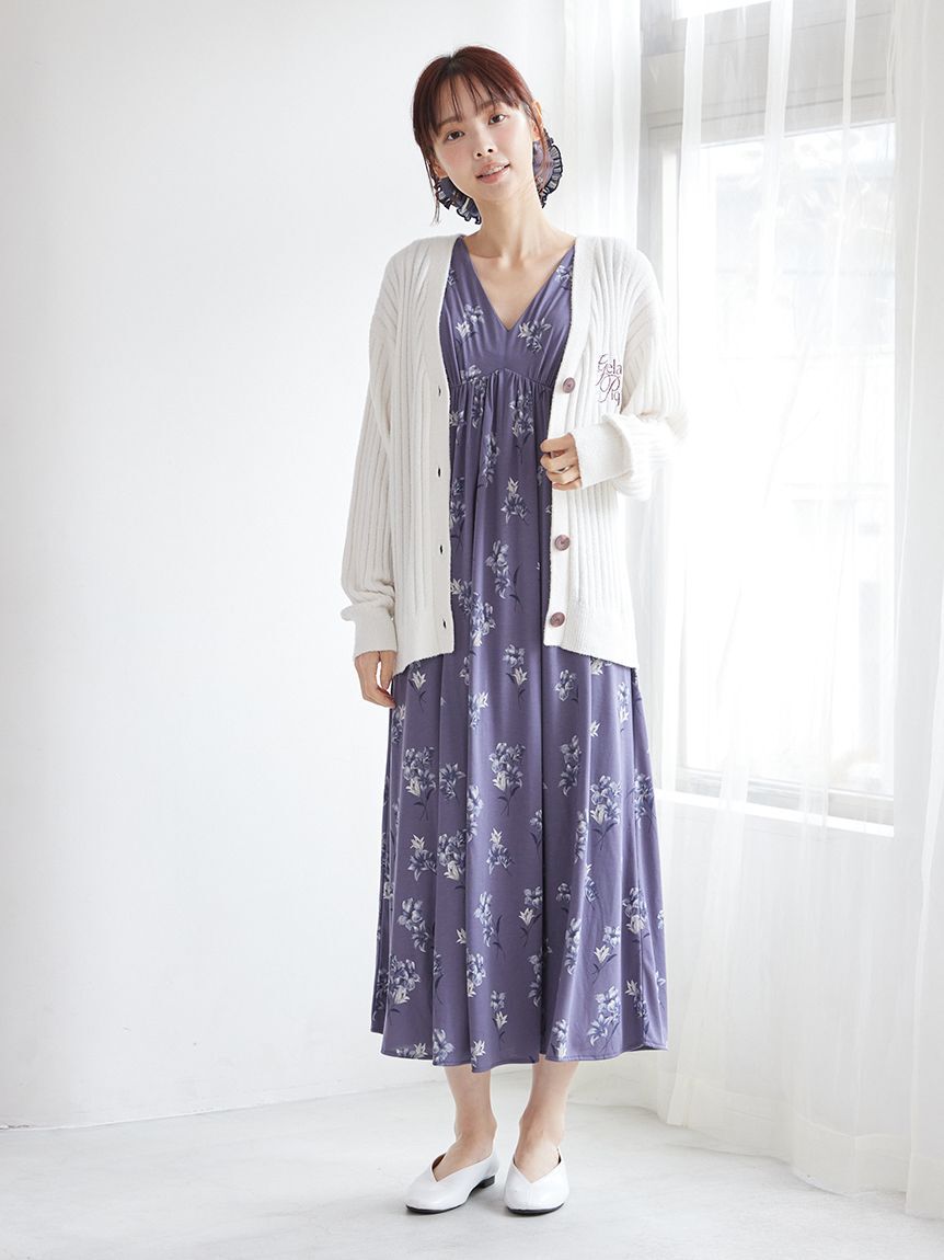 gelato pique「【母の日】リブカーディガン」|ルームウェア|