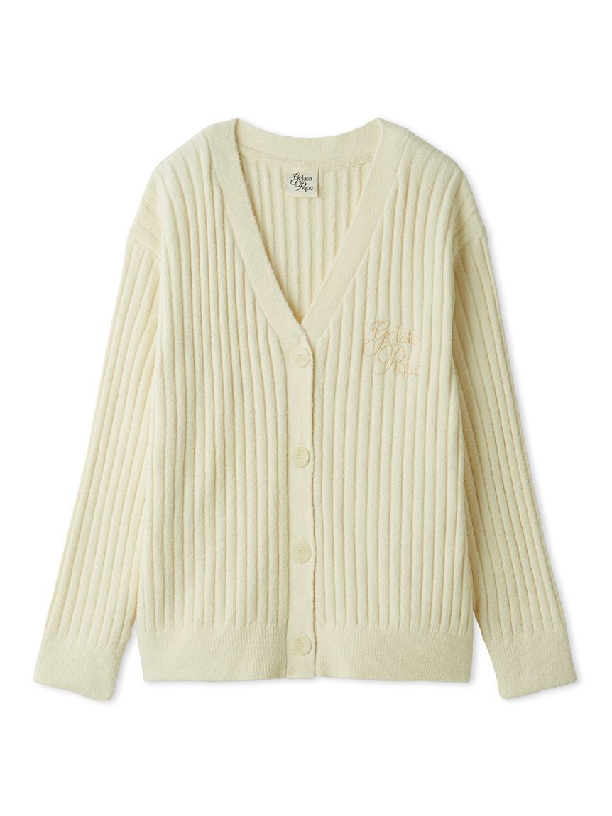 gelato pique「【母の日】リブカーディガン」|ルームウェア|