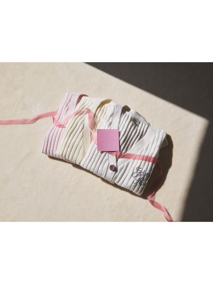 gelato pique「【母の日】リブカーディガン」|ルームウェア|