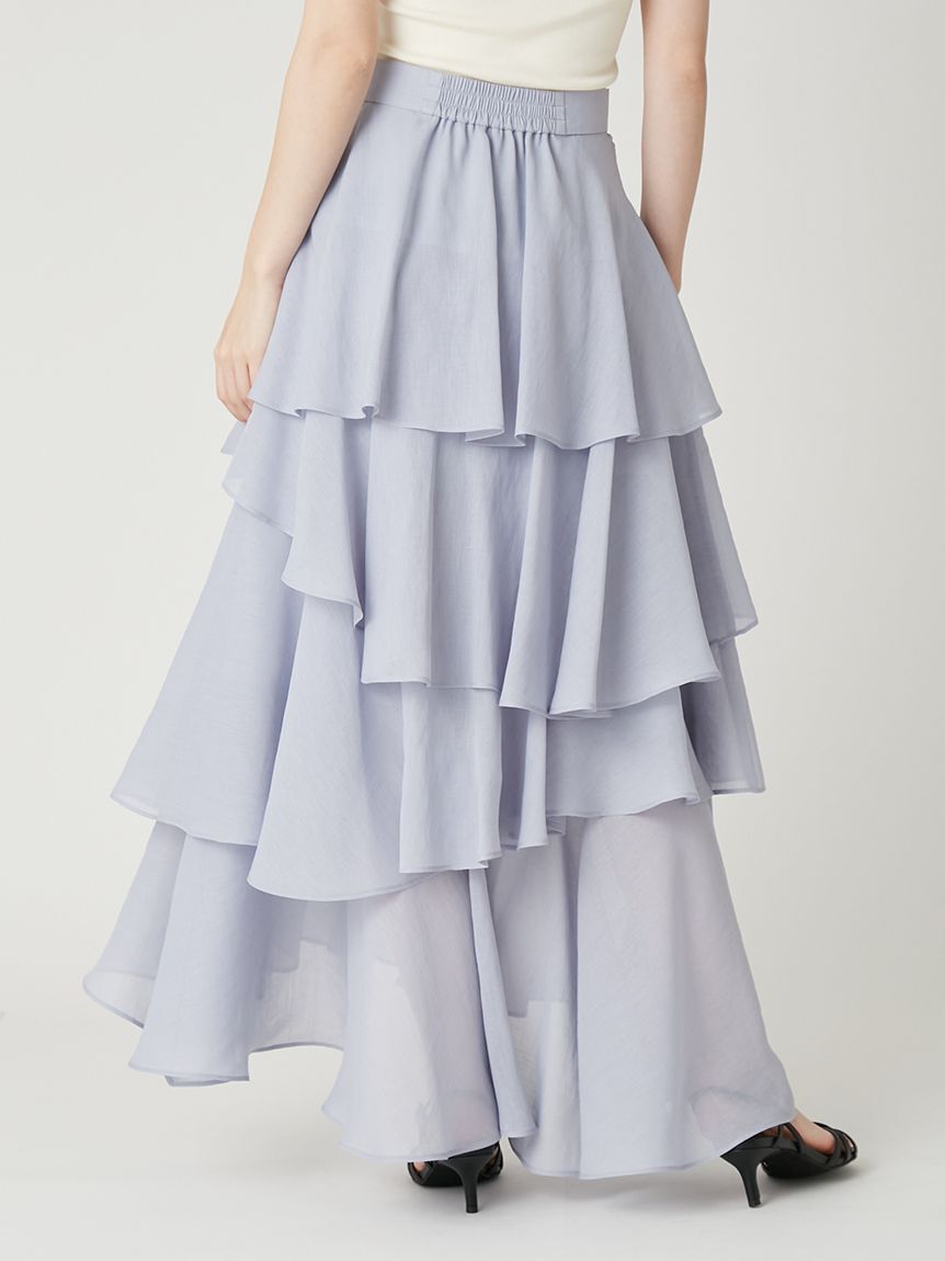 FRAY I.D「アシメフリルティアードスカート」|スカート|