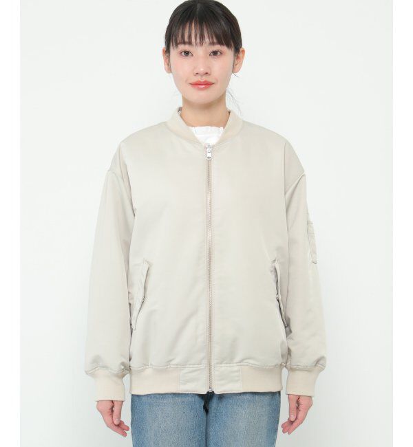 ikka「2WAYキルトMA-1」|ブルゾン・スタジャン|